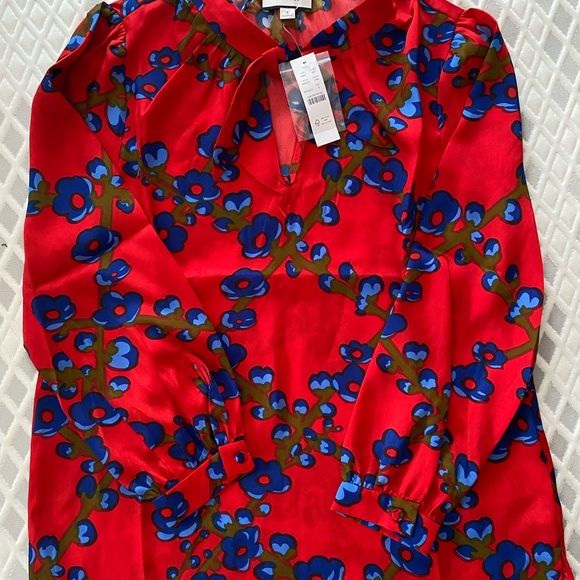 Tie Neck Top- NWT - Picture 3 of 4